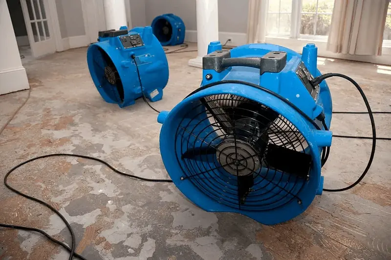 Commercial drying equipment ready for Auckland restoration work